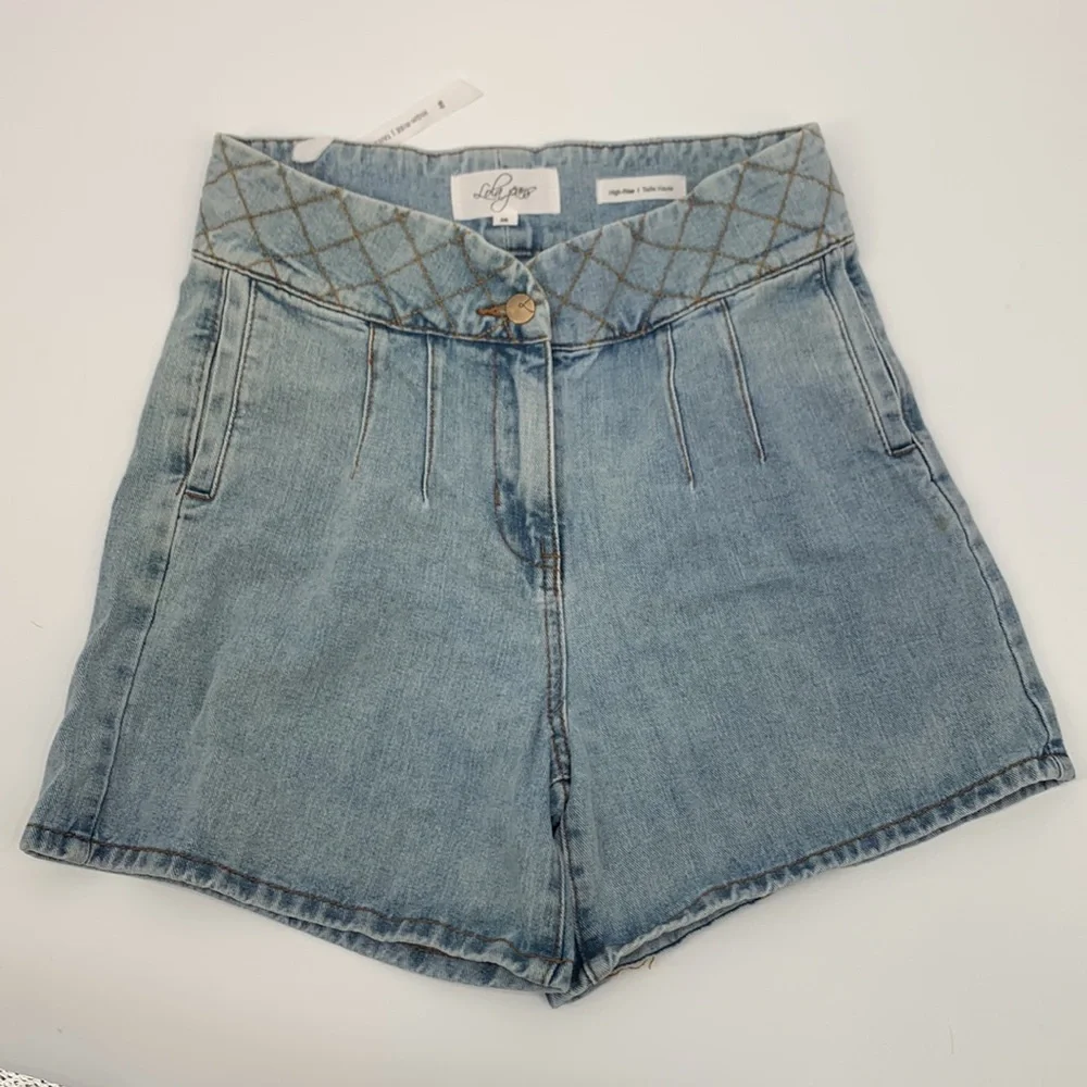 Lola Jeans Shorts High Rise size 26 Taille Haute - Picture 3 of 6